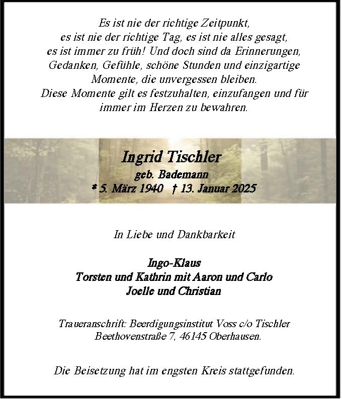 Ingrid Tischler